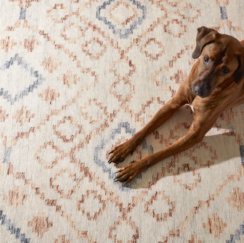Dash & Albert Jelly Roll Sky Washable Rug Dash and Albert