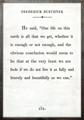 Sugarboo Designs Frederick Buechner Book Collection Sign