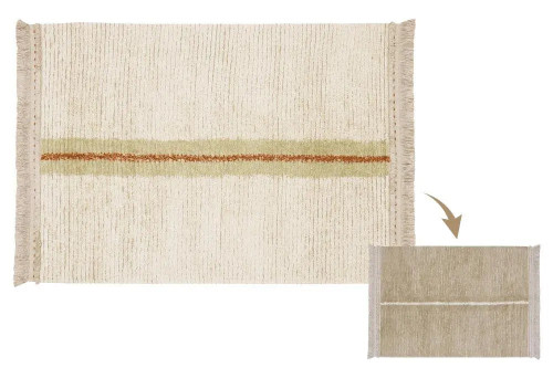 Lorena Canals Reversible Washable Rug Duetto Sage M