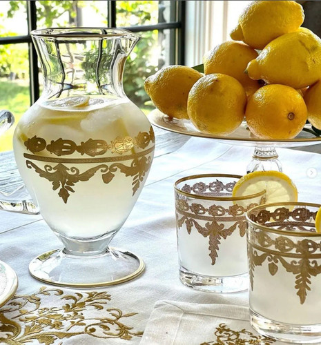 Vetro Gold DOF Glass Set of 4