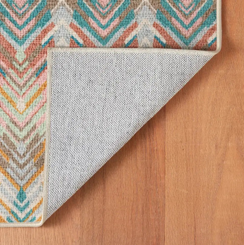 Dash & Albert Seneca Stone Machine Washable Rug - Lavender Fields