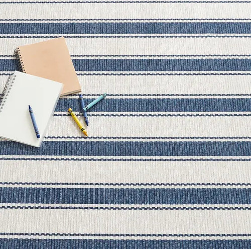 Dash & Albert Awning Stripe Washable Rug Dash and Albert
