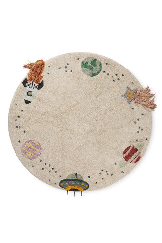 Washable Cotton Rug Interstellar Journey Lorena Canals