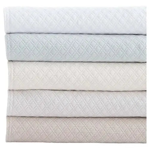 Pine Cone Hill Diamond White Matelasse Sham