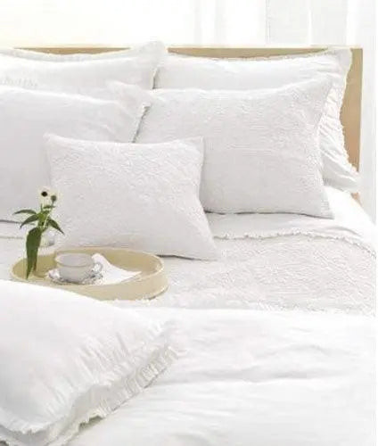 Pine Cone Hill Classic Ruffle White Pillowcases