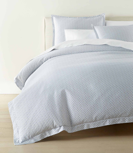 Peacock Alley Demi Classic Printed Duvet Set in Navy