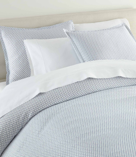 Peacock Alley Demi Classic Printed Duvet Set in Navy