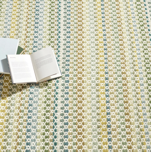 Dash & Albert Poppy Moss Woven Wool Rug Dash and Albert