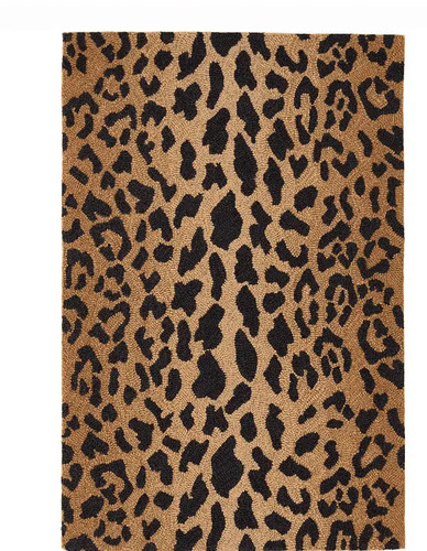 Dash & Albert Leopard Wool Micro Hooked Rug