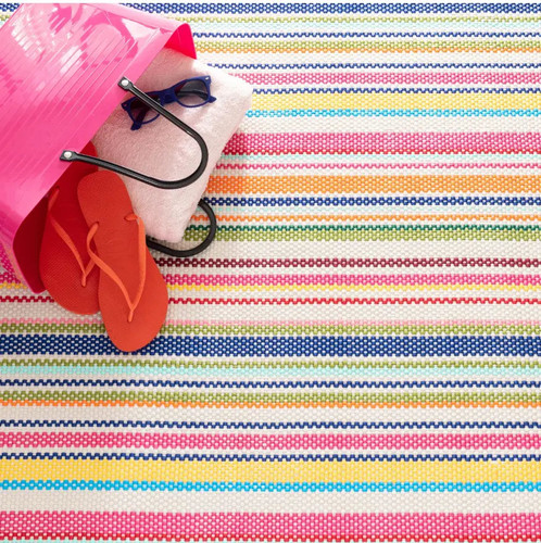 Dash & Albert Summer Stripe Indoor/Outdoor Rug Dash and Albert