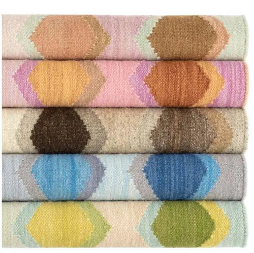 Dash & Albert Safety Net Earth Woven Wool Rug