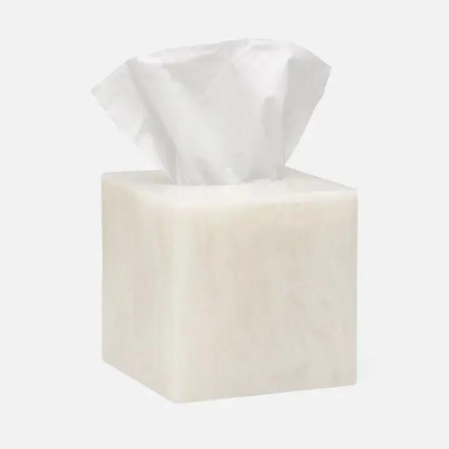 Pigeon & Poodle Abiko Tissue Box Cover in Pearl White Pigeon & Poodle