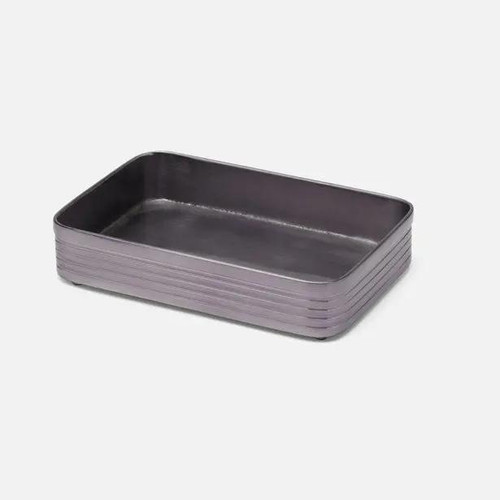 Pigeon & Poodle Adelaide Soap Dish in Pewter Brass Pigeon & Poodle