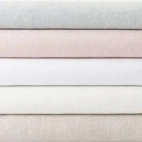 Pine Cone Hill Lush Linen Natural Sheet Set - Lavender Fields