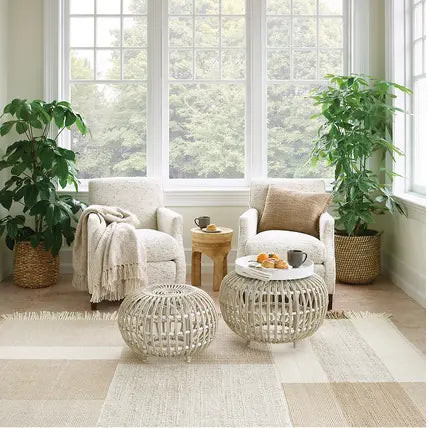 Pine Cone Hill Boucle Natural Indoor/Outdoor Throw Pine Cone Hill