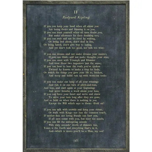 Sugarboo Designs If - Poetry Collection Sign