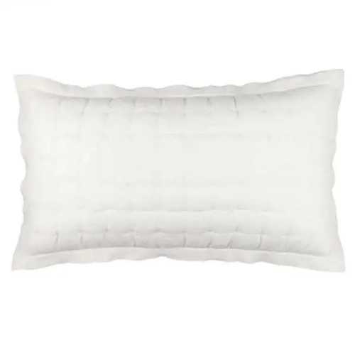 Pine Cone Hill Lush Linen Ivory Puff Sham - Lavender Fields