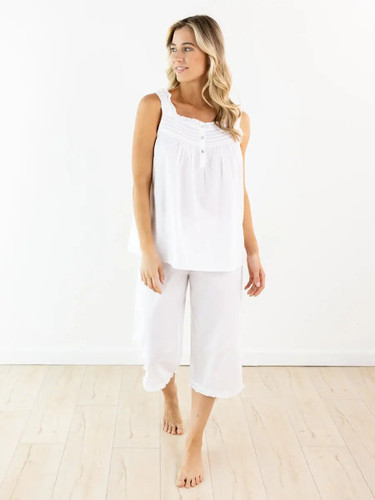 Jacaranda Living Amanda White Cotton PJ Set Jacaranda Living