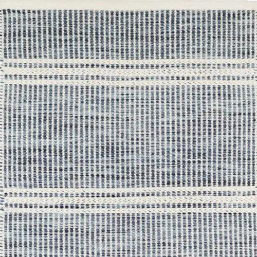 Dash & Albert Malta Blue Woven Wool Rug