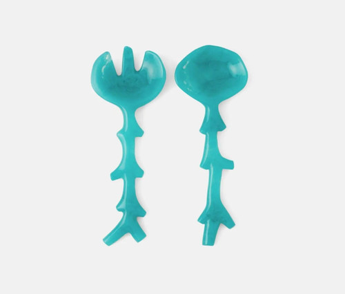 Blue Pheasant Celina Turquoise Serving Set