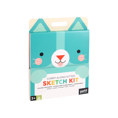 Carry-Along Kitten Sketch Kit Chronicle Books
