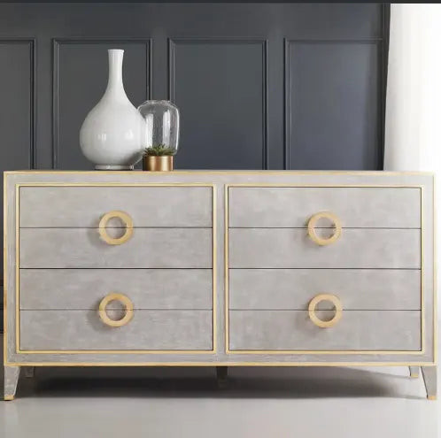 Modern History Abstract Dresser- Antique Grey Modern History