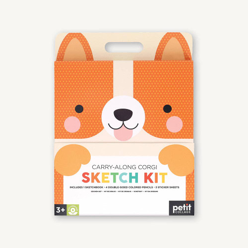 Carry-Along Corgi Sketch Kit Chronicle Books