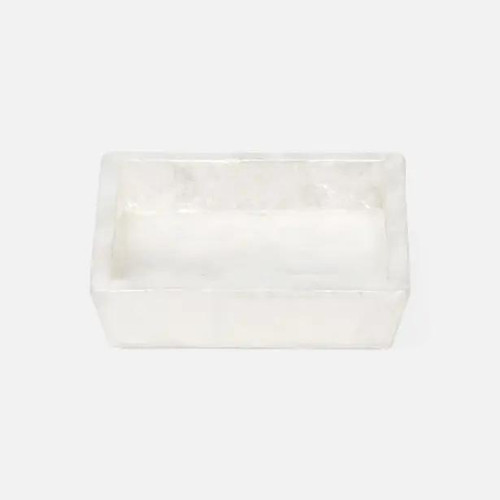 Pigeon & Poodle Andria Square Soap Dish in Pearlized Capiz Pigeon & Poodle