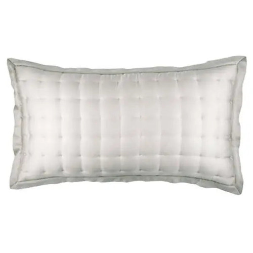 Pine Cone Hill Silken Solid Grey Puff Sham - Lavender Fields