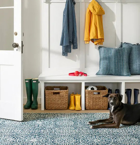 Dash & Albert Temple Ink Washable Rug Dash and Albert