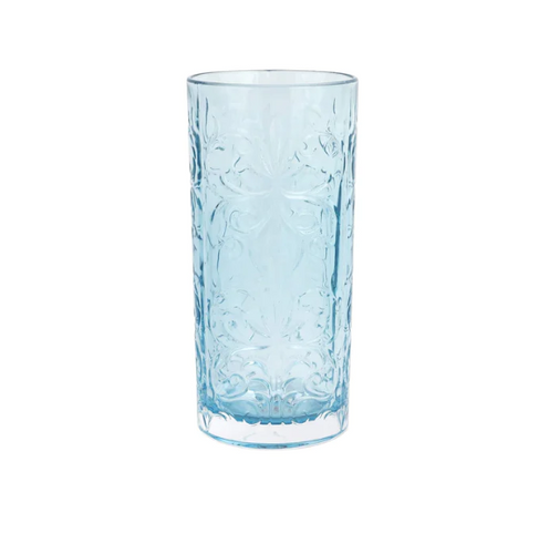 Barocco Light Blue High Ball - Set of 4 Vietri