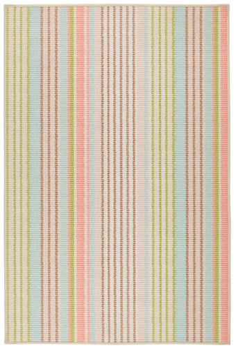 Dash & Albert Ana Ticking Machine Washable Rug Dash and Albert