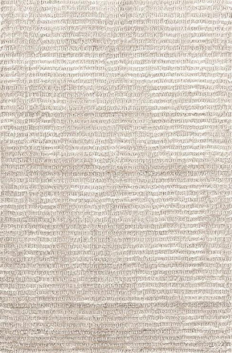 Dash & Albert Cut Stripe Ivory Hand Knotted Rug