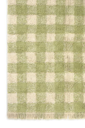 Lorena Canals Washable Rug Vichy Matcha