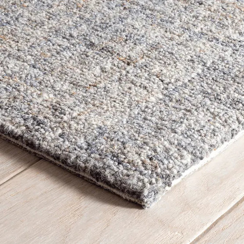 Dash & Albert Harris Blue/Brown Micro Hooked Wool Rug