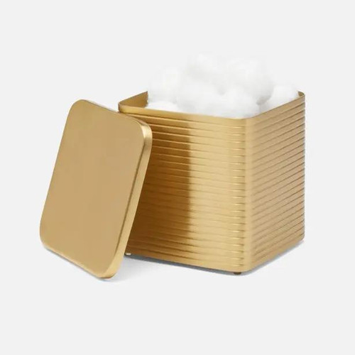 Pigeon & Poodle Adelaide Large Canister in Matte Gold Pigeon & Poodle