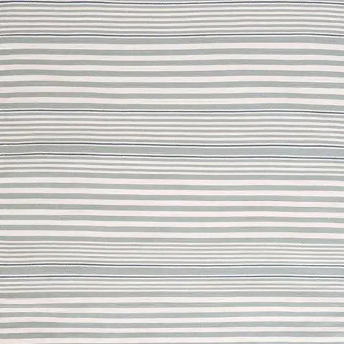 Dash & Albert Rugby Stripe Light Blue Indoor/Outdoor Rug