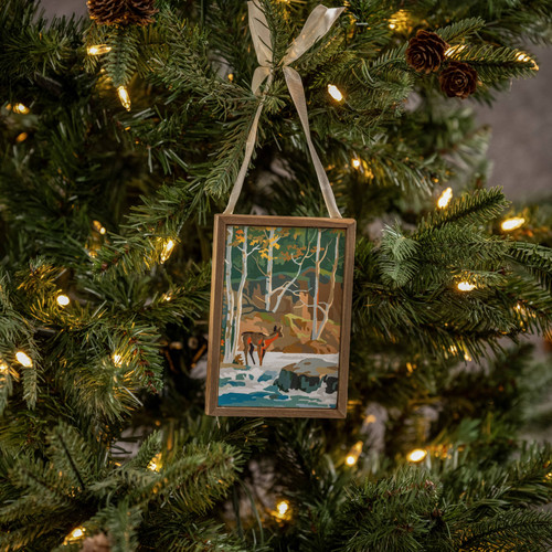 Deer by the River Paint by Number Ornament