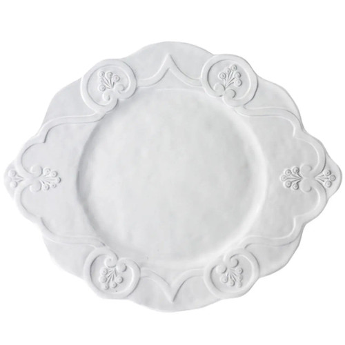 Bella Bianca Scalloped Charger Set of 4