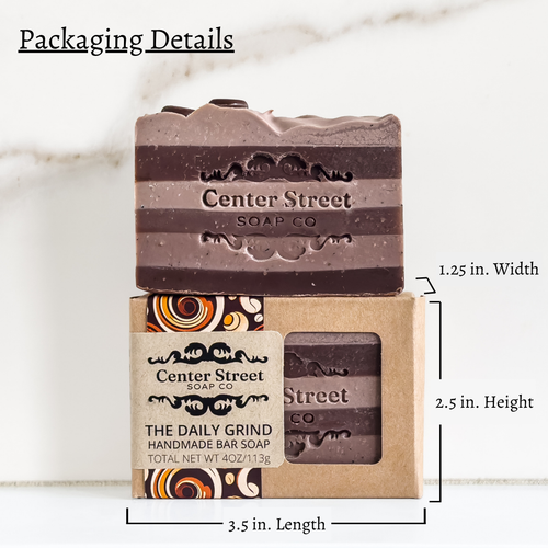 The Daily Grind Fall Handmade Bar Soap - 4oz Center Street Soap Co