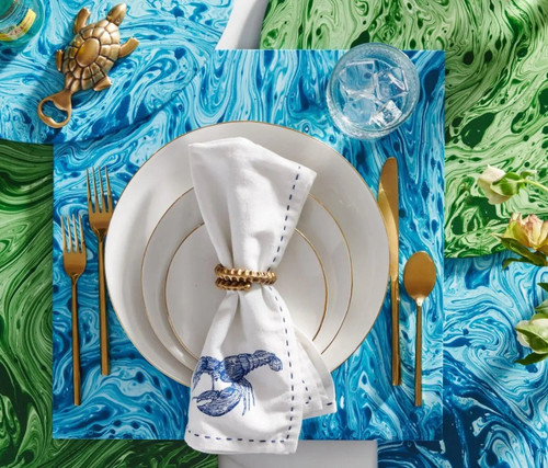 Ariel Lobster Napkin - Set of 4