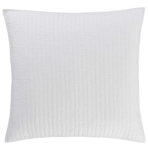 Pine Cone Hill Lana Voile White Quilted Sham