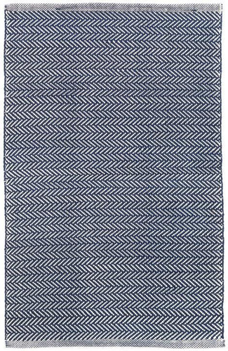 Dash & Albert Herringbone Indigo Indoor/Outdoor Rug
