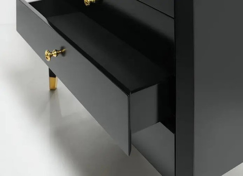 Modern History Niles Dresser- Black - Lavender Fields