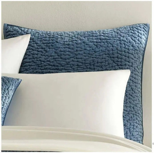 Pine Cone Hill Parisienne Velvet Slate Quilt - Lavender & Company
