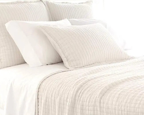 Pine Cone Hill Boyfriend Ivory Matelasse Coverlet
