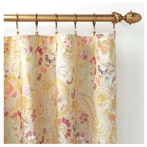Pine Cone Hill Ines Linen Curtain Panel - Lavender Fields