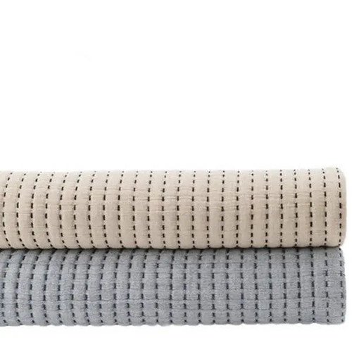 Pine Cone Hill Pick Stitch Navy Matelasse Coverlet - Lavender Fields