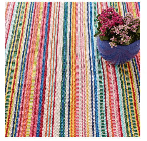 Dash & Albert Bright Stripe Indoor/Outdoor Rug