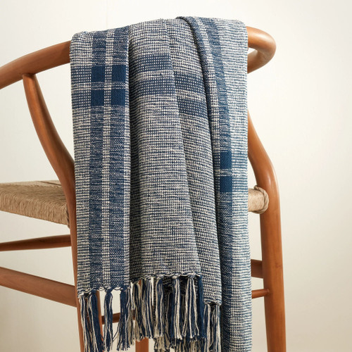 Pine Cone Hill Stevie Indigo Throw Pine Cone Hill